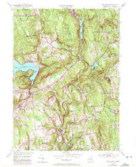 New Preston Connecticut Historical topographic map, 1:24000 scale, 7.5 X 7.5 Minute, Year 1955