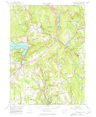 New Preston Connecticut Historical topographic map, 1:24000 scale, 7.5 X 7.5 Minute, Year 1955