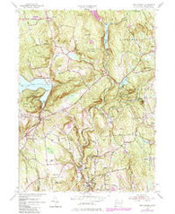 New Preston Connecticut Historical topographic map, 1:24000 scale, 7.5 X 7.5 Minute, Year 1955
