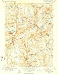 New Preston Connecticut Historical topographic map, 1:31680 scale, 7.5 X 7.5 Minute, Year 1950