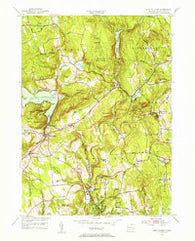 New Preston Connecticut Historical topographic map, 1:31680 scale, 7.5 X 7.5 Minute, Year 1955