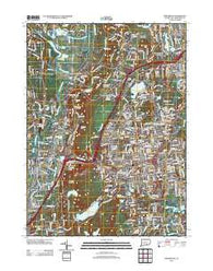 New Britain Connecticut Historical topographic map, 1:24000 scale, 7.5 X 7.5 Minute, Year 2012