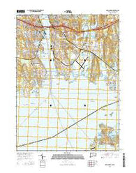 New London Connecticut Current topographic map, 1:24000 scale, 7.5 X 7.5 Minute, Year 2015