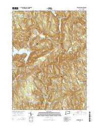 New Preston Connecticut Current topographic map, 1:24000 scale, 7.5 X 7.5 Minute, Year 2015