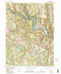 Newtown Connecticut Historical topographic map, 1:24000 scale, 7.5 X 7.5 Minute, Year 1963