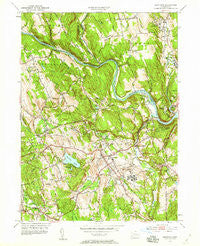 Newtown Connecticut Historical topographic map, 1:24000 scale, 7.5 X 7.5 Minute, Year 1953