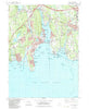 Niantic Connecticut Historical topographic map, 1:24000 scale, 7.5 X 7.5 Minute, Year 1983