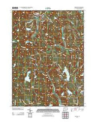 Norfolk Connecticut Historical topographic map, 1:24000 scale, 7.5 X 7.5 Minute, Year 2012
