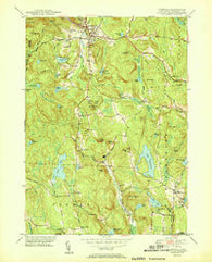 Norfolk Connecticut Historical topographic map, 1:31680 scale, 7.5 X 7.5 Minute, Year 1951