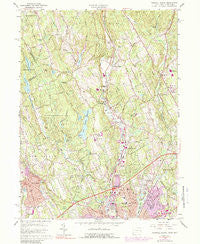 Norwalk North Connecticut Historical topographic map, 1:24000 scale, 7.5 X 7.5 Minute, Year 1960