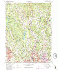 Norwalk North Connecticut Historical topographic map, 1:24000 scale, 7.5 X 7.5 Minute, Year 1960