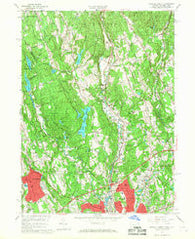 Norwalk North Connecticut Historical topographic map, 1:24000 scale, 7.5 X 7.5 Minute, Year 1960