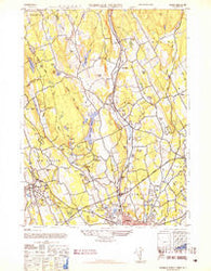 Norwalk North Connecticut Historical topographic map, 1:31680 scale, 7.5 X 7.5 Minute, Year 1943