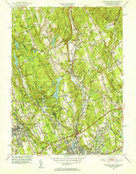 Norwalk North Connecticut Historical topographic map, 1:31680 scale, 7.5 X 7.5 Minute, Year 1951