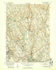 Norwalk North Connecticut Historical topographic map, 1:31680 scale, 7.5 X 7.5 Minute, Year 1951