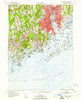 Norwalk South Connecticut Historical topographic map, 1:24000 scale, 7.5 X 7.5 Minute, Year 1951