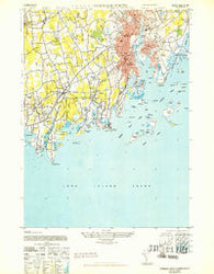 Norwalk South Connecticut Historical topographic map, 1:31680 scale, 7.5 X 7.5 Minute, Year 1943
