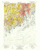 Norwalk South Connecticut Historical topographic map, 1:31680 scale, 7.5 X 7.5 Minute, Year 1951
