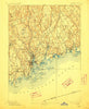 Norwalk Connecticut Historical topographic map, 1:62500 scale, 15 X 15 Minute, Year 1893