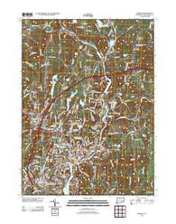 Norwich Connecticut Historical topographic map, 1:24000 scale, 7.5 X 7.5 Minute, Year 2012