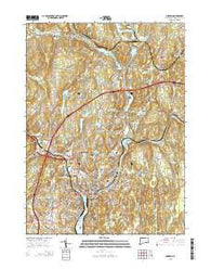 Norwich Connecticut Current topographic map, 1:24000 scale, 7.5 X 7.5 Minute, Year 2015