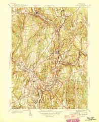 Norwich Connecticut Historical topographic map, 1:31680 scale, 7.5 X 7.5 Minute, Year 1946