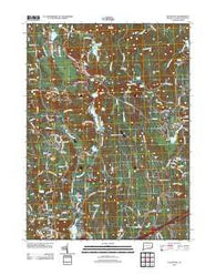 Old Mystic Connecticut Historical topographic map, 1:24000 scale, 7.5 X 7.5 Minute, Year 2012