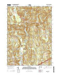 Old Mystic Connecticut Current topographic map, 1:24000 scale, 7.5 X 7.5 Minute, Year 2015