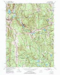 Oneco Connecticut Historical topographic map, 1:24000 scale, 7.5 X 7.5 Minute, Year 1953
