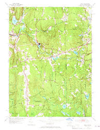 Oneco Connecticut Historical topographic map, 1:24000 scale, 7.5 X 7.5 Minute, Year 1953