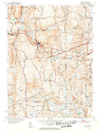 Oneco Connecticut Historical topographic map, 1:31680 scale, 7.5 X 7.5 Minute, Year 1953