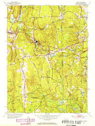 Oneco Connecticut Historical topographic map, 1:31680 scale, 7.5 X 7.5 Minute, Year 1953