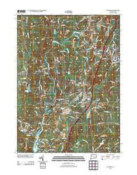 Plainfield Connecticut Historical topographic map, 1:24000 scale, 7.5 X 7.5 Minute, Year 2012