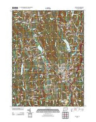 Putnam Connecticut Historical topographic map, 1:24000 scale, 7.5 X 7.5 Minute, Year 2012