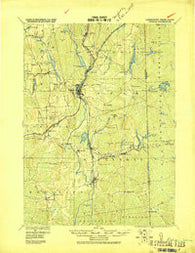 Putnam Connecticut Historical topographic map, 1:62500 scale, 15 X 15 Minute, Year 1919