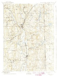 Putnam Connecticut Historical topographic map, 1:62500 scale, 15 X 15 Minute, Year 1893