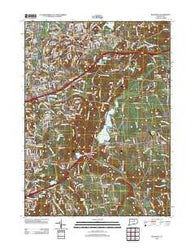 Rockville Connecticut Historical topographic map, 1:24000 scale, 7.5 X 7.5 Minute, Year 2012