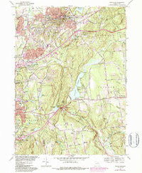 Rockville Connecticut Historical topographic map, 1:24000 scale, 7.5 X 7.5 Minute, Year 1967