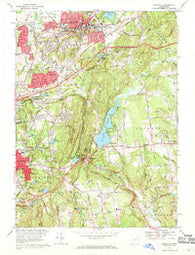 Rockville Connecticut Historical topographic map, 1:24000 scale, 7.5 X 7.5 Minute, Year 1967