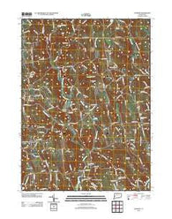 Roxbury Connecticut Historical topographic map, 1:24000 scale, 7.5 X 7.5 Minute, Year 2012