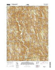 Roxbury Connecticut Current topographic map, 1:24000 scale, 7.5 X 7.5 Minute, Year 2015