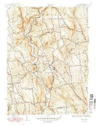 Roxbury Connecticut Historical topographic map, 1:31680 scale, 7.5 X 7.5 Minute, Year 1949