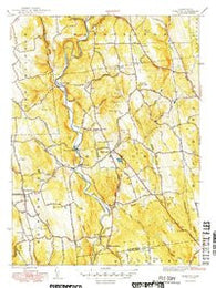 Roxbury Connecticut Historical topographic map, 1:31680 scale, 7.5 X 7.5 Minute, Year 1949