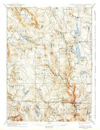 Sandisfield Massachusetts Historical topographic map, 1:62500 scale, 15 X 15 Minute, Year 1897