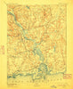 Saybrook Connecticut Historical topographic map, 1:62500 scale, 15 X 15 Minute, Year 1893