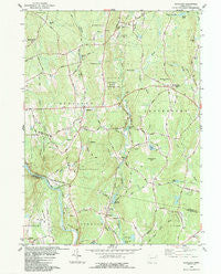 Scotland Connecticut Historical topographic map, 1:24000 scale, 7.5 X 7.5 Minute, Year 1983