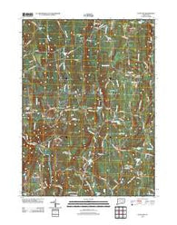 Scotland Connecticut Historical topographic map, 1:24000 scale, 7.5 X 7.5 Minute, Year 2012