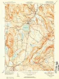 Sharon Connecticut Historical topographic map, 1:31680 scale, 7.5 X 7.5 Minute, Year 1950