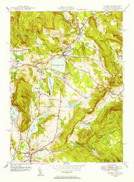 Sharon Connecticut Historical topographic map, 1:31680 scale, 7.5 X 7.5 Minute, Year 1948