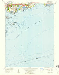 Sherwood Point Connecticut Historical topographic map, 1:24000 scale, 7.5 X 7.5 Minute, Year 1951